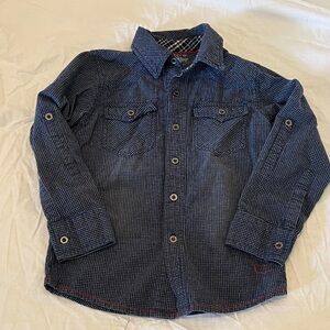 Levi's Navy Checkered Shirt, size 6
